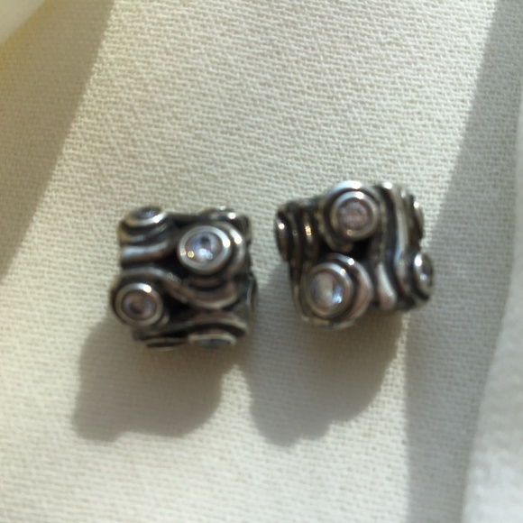 Pandora Silver Charm Bracelet Beads - Picture 1 of 4